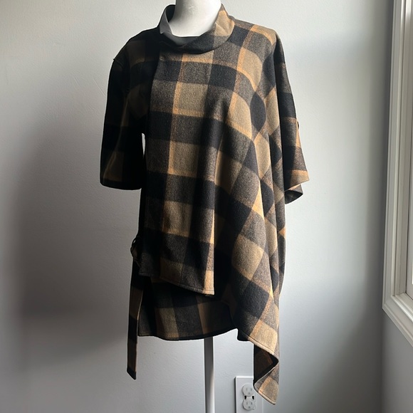 3.1 Phillip Lim plaid wrap top - Picture 2 of 10